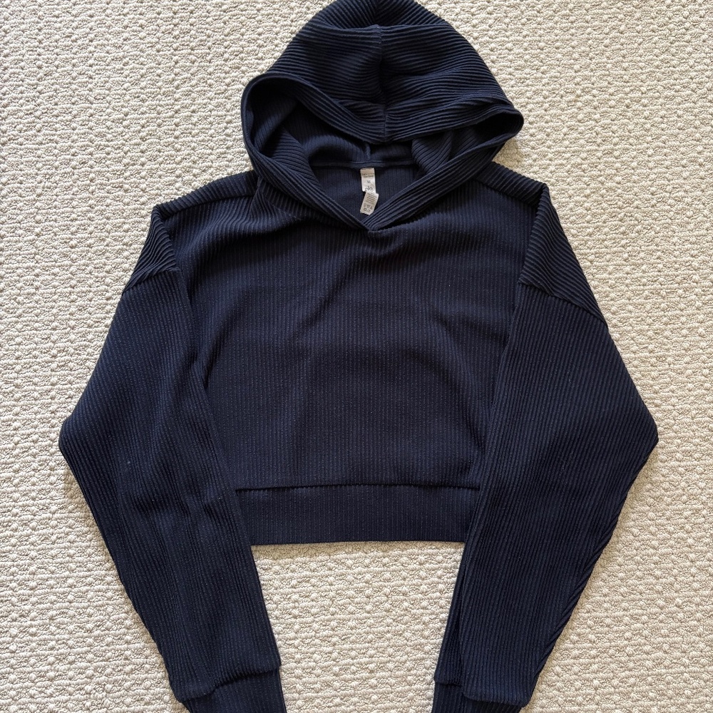 Alo Navy Blue Muse Hoodie
